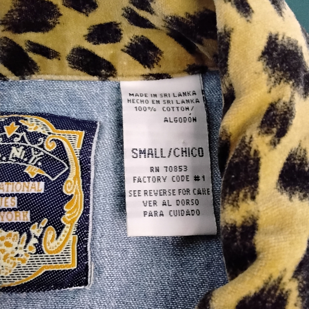 H.G.N.Y International Blues New York Lightweight Jean Vest - Picture 3 of 7